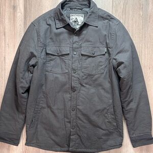 Fasthouse Men's Charcoal Shirt Jacket